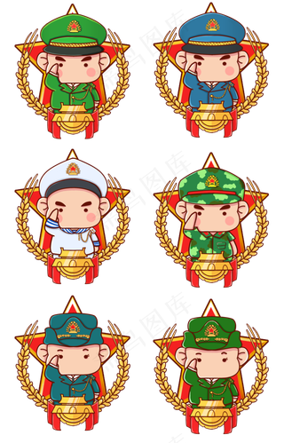 建军节军人解放军