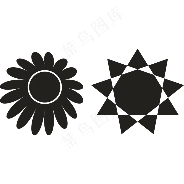 太阳花简图(2000*2000px 300 dpi )