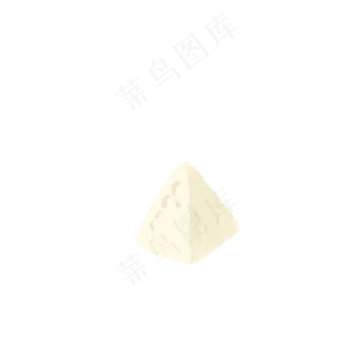 白色的棕子免抠图