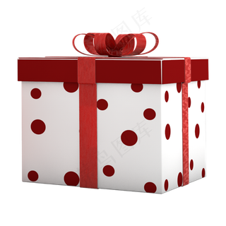 圣诞节磨砂质感圣诞礼物红色节日,免抠元素