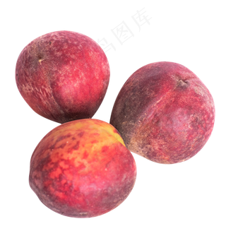 水果三个桃子