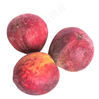 水果三个桃子