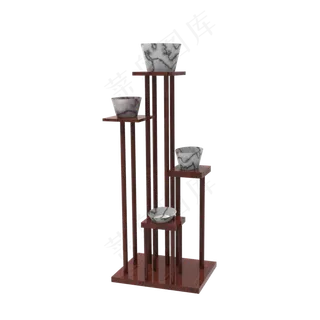 仿真花架免抠素材