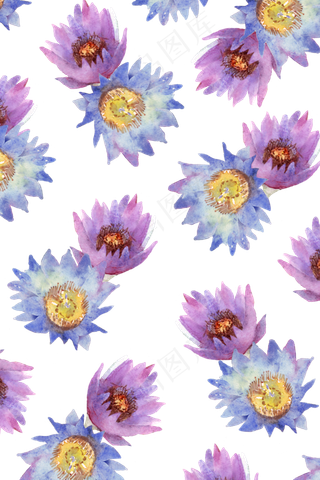水彩花朵纹理底纹