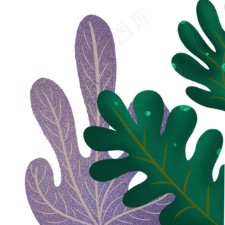 草丛春季自然植物