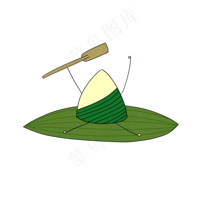 端午节卡通粽子(2000X2000(DPI:350))psd模版下载