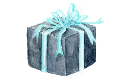 卡通水彩手绘小清新礼盒