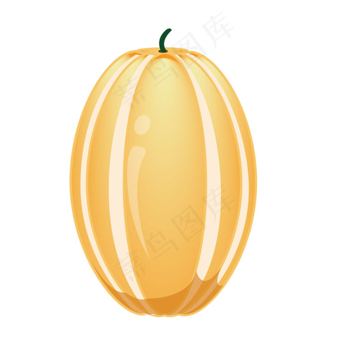 甜瓜夏季水果(2000X2000(DPI:300))psd模版下载