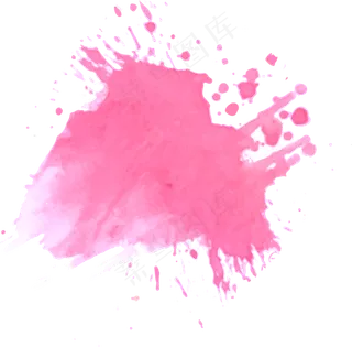 水彩喷溅绘画矢量素材