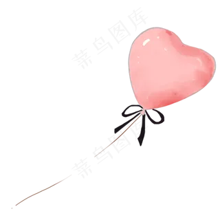 情人节爱心汽球免抠图
