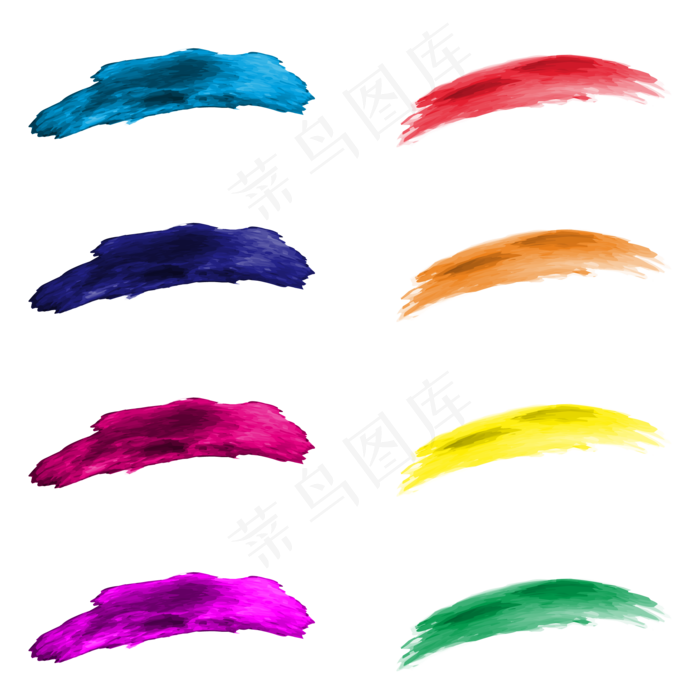 油画笔刷集合(2000X2000(DPI:300))ai矢量模版下载
