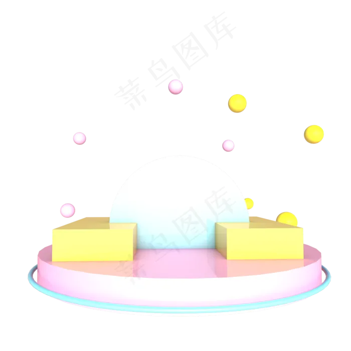 儿童节彩色舞台(2000*2000px 300 dpi )ai矢量模版下载