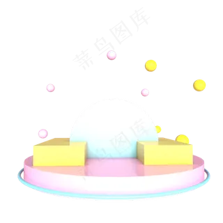 儿童节彩色舞台