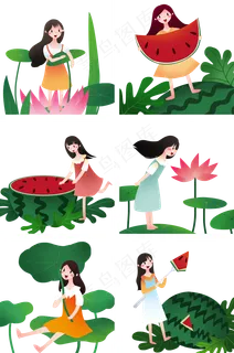立夏卡通人物略缩图 立夏卡通人物略缩图