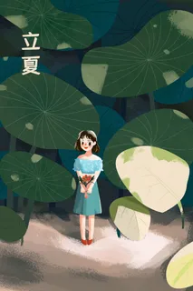 立夏夏天清新治愈美景唯美光影