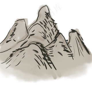 山水水墨国画国风