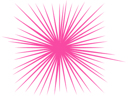 超绚放射圆形矢量图