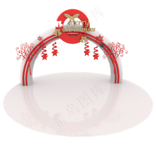 圣诞节拱门,免抠元素