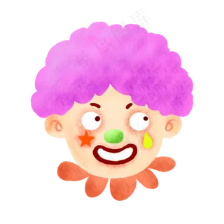 愚人节表演才艺小丑,免抠元素