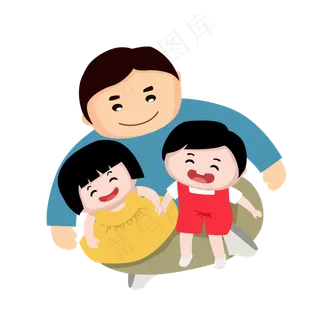 父亲和孩子一起玩耍 父亲和孩子一起玩耍