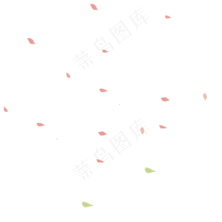 粉色漂浮的桃花瓣,免抠元素 粉色漂浮的桃花瓣,免抠元素