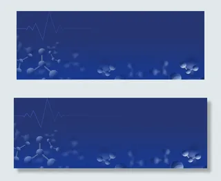 分子科技医疗安全蓝色banner