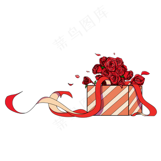 情人节玫瑰花盒