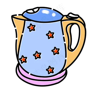 儿童节游乐园物件开水壶