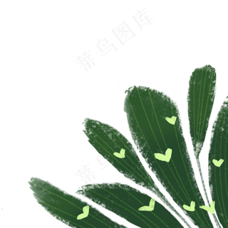 卡通植物绿叶下载