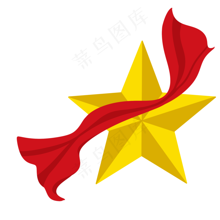 建党节旗帜,免抠元素(2000*2000px 300 dpi )psd模版下载