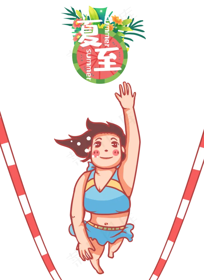 正在向前划水游泳少女(2025X2776(DPI:300))psd模版下载