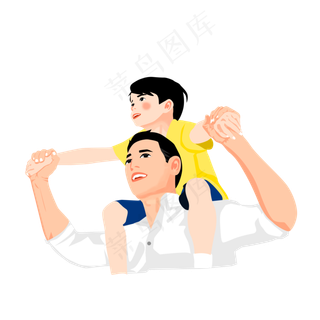 父亲节爸爸儿子