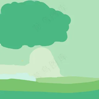 清新优雅卫生纸纸巾主图模板psd