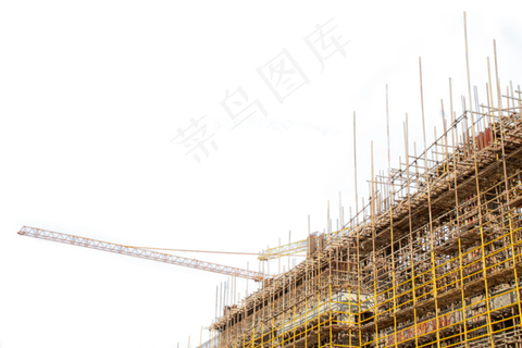 建筑建筑工地工地脚手架,免抠元素