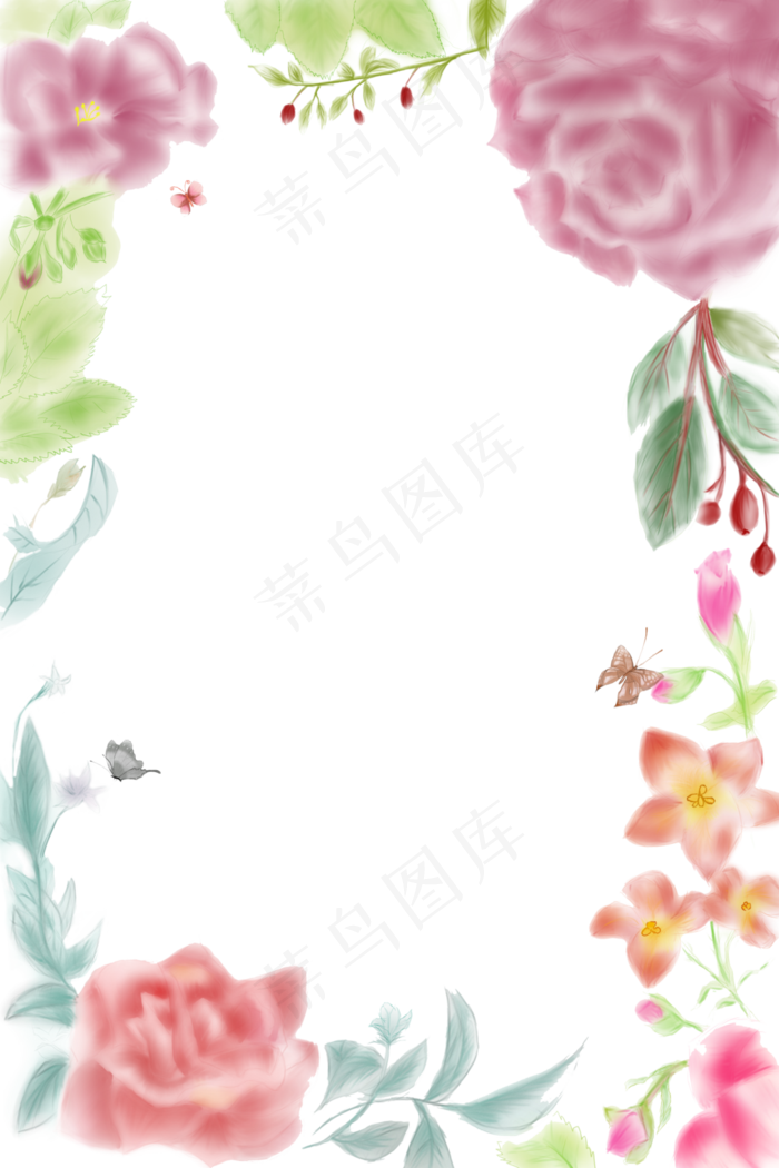 婚礼花朵唯美玫瑰PNG