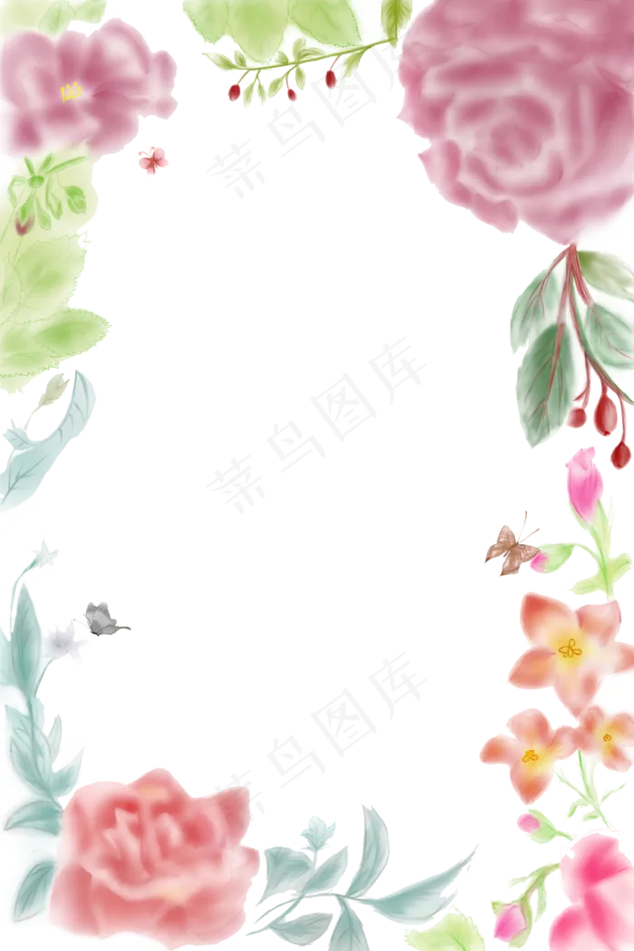婚礼花朵唯美玫瑰PNG(3543X5314(DPI:72))psd模版下载