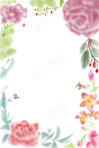 婚礼花朵唯美玫瑰PNG