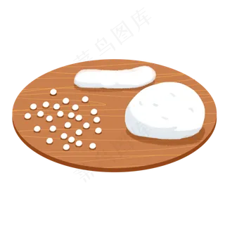 捏一盘元宵免抠PNG素材