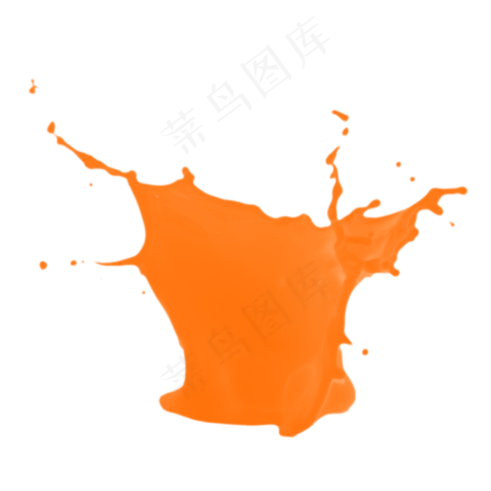 果汁橙汁飞溅,免抠元素(2000X2000(DPI:300))psd模版下载