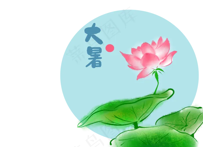 荷塘荷花(2598X1890(DPI:299))psd模版下载