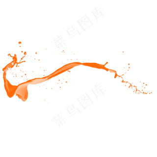 果汁橙汁飞溅,免抠元素