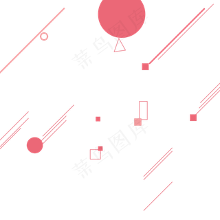 红色斜线,免抠元素