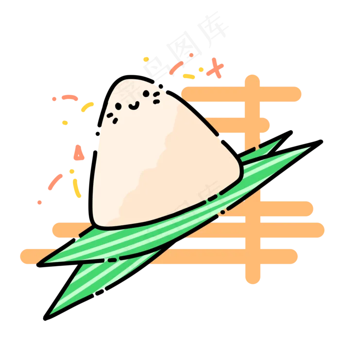 可爱端午粽子(2000X2000(DPI:350))psd模版下载