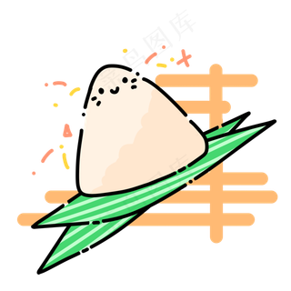 可爱端午粽子