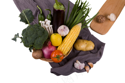 蔬菜水果食材玉米菜花茄子韭菜