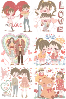 情侣栽种红色玫瑰爱情结晶