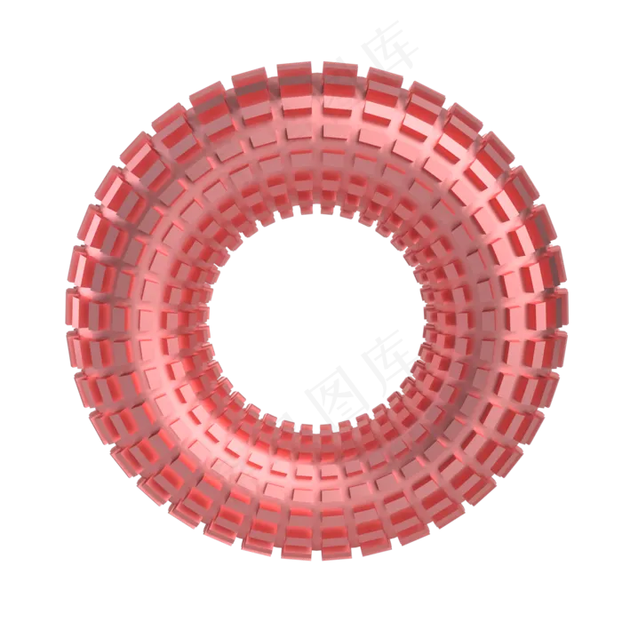 玫瑰金质感圆环(2000X2000(DPI:300))psd模版下载