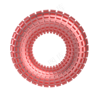 玫瑰金质感圆环