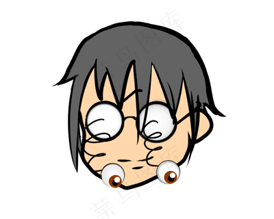 眼珠子掉出来的男孩