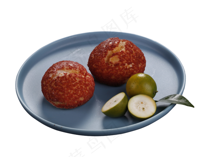 盘子里的食物小吃水果点心